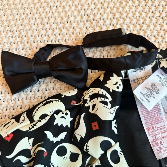 Disney Nightmare Before Christmas Glow in the Dark Blazer Light Up Bow Tie S/M - Picture 11 of 14